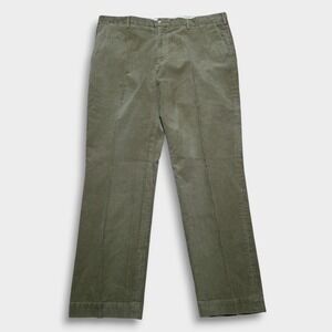 Polo Ralph Lauren Pants Mens 40 x 32 Dark Khaki Corduroy Classic Fit Casual